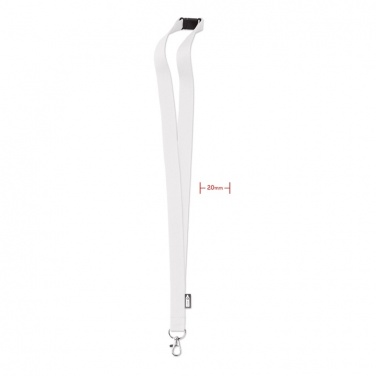 Logo trade promotional products picture of: Lanyard in RPET 20 mm