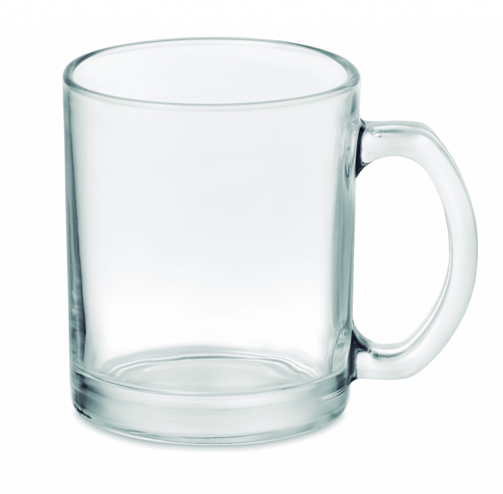 Logo trade business gifts image of: Glass sublimation mug 300ml