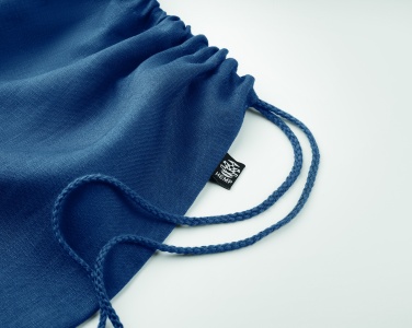 Logo trade promotional gifts picture of: Hemp drawstring bag 200 gr/m²