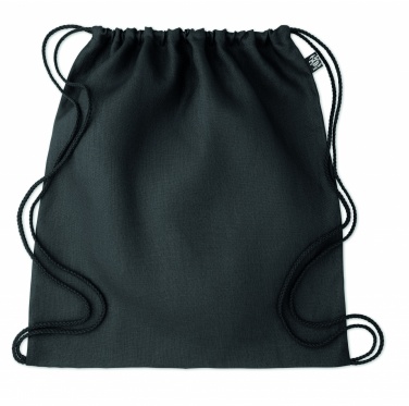 Logotrade promotional gift image of: Hemp drawstring bag 200 gr/m²