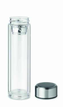 Logo trade promotional gifts image of: Bottle with touch thermometer