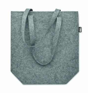 Logo trade promotional merchandise photo of: RPET felt shopping bag