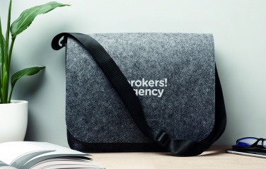 Logotrade promotional gift picture of: RPET felt laptop bag