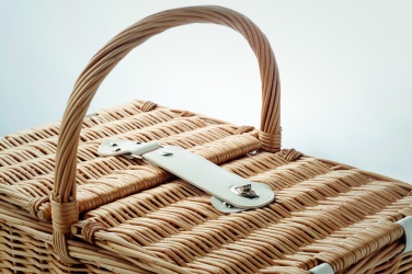 Logotrade business gifts photo of: Wicker picnic basket 4 people