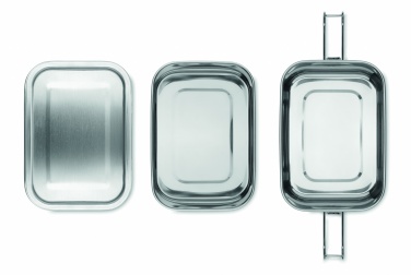 Logo trade promotional giveaway photo of: Stainless steel lunch box