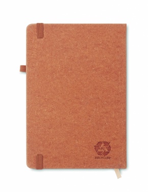 Logo trade advertising products image of: Recycled Leather A5 notebook