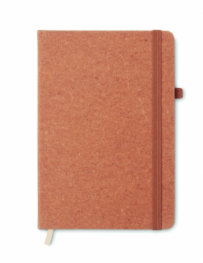 Logo trade promotional merchandise photo of: Recycled Leather A5 notebook