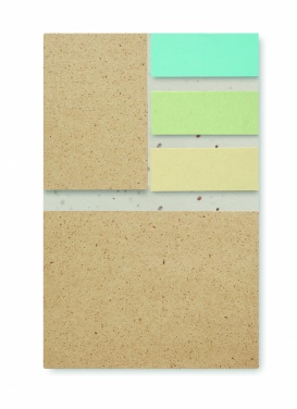 Logotrade promotional merchandise photo of: Grass/seed paper memo pad
