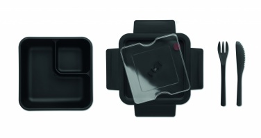 Logotrade promotional item picture of: Lunch box with cutlery 600ml