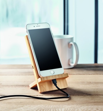 Logo trade promotional giveaways picture of: Wireless charger stand 10W