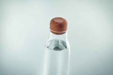Logo trade promotional item photo of: Glass bottle cork lid 600 ml
