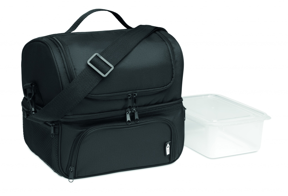 Logo trade promotional products image of: Cooler bag in 600D RPET