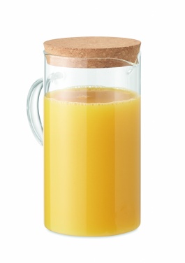 Logo trade promotional merchandise image of: Borosilicate glass decanter 1L
