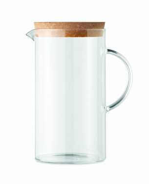 Logo trade promotional item photo of: Borosilicate glass decanter 1L