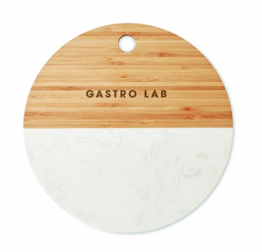 Logotrade advertising products photo of: Marble/ bamboo serving board