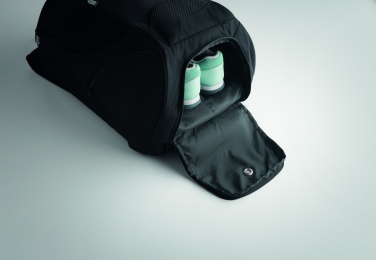Logo trade promotional products image of: 600D RPET sports rucksack
