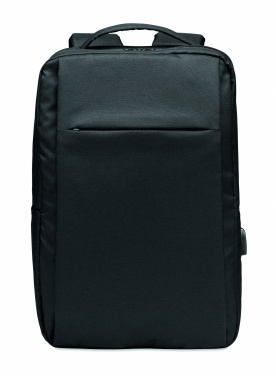 Logotrade promotional merchandise photo of: Laptop backpack in 300D RPET