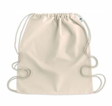 Logotrade business gift image of: Organic cotton drawstring bag