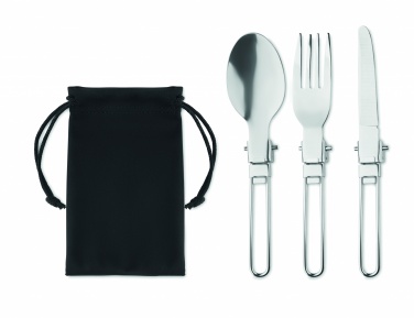 Logo trade promotional gifts picture of: 3-piece camping cutlery set
