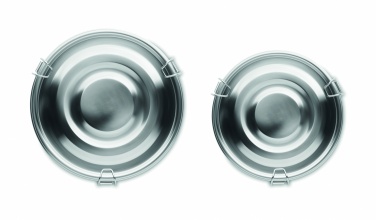 Logotrade promotional gift image of: Set of 2 stainless steel boxes