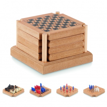 Logotrade corporate gift picture of: 4-piece coaster game set