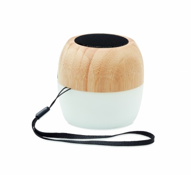 Logo trade corporate gifts picture of: 5.0 wireless bamboo speaker
