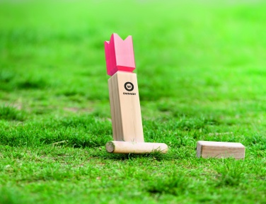 Logo trade promotional giveaway photo of: Pinewood outdoor throwing game