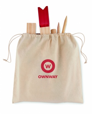 Logo trade promotional products image of: Pinewood outdoor throwing game