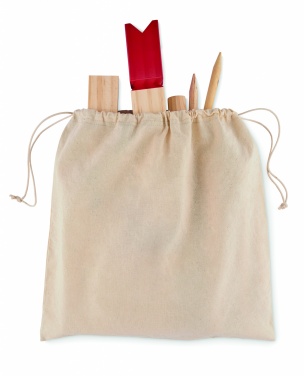 Logo trade promotional items image of: Pinewood outdoor throwing game