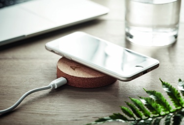 Logo trade business gifts image of: Wireless charging pad 10W