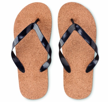 Logotrade promotional product picture of: Cork beach slippers L