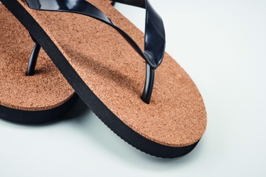 Logotrade promotional giveaway image of: Cork beach slippers L