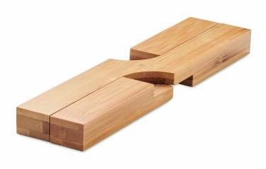 Logo trade promotional item photo of: Bamboo foldable pot stand