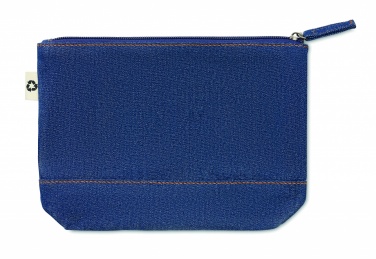 Logotrade promotional gift image of: Recycled denim cosmetic pouch