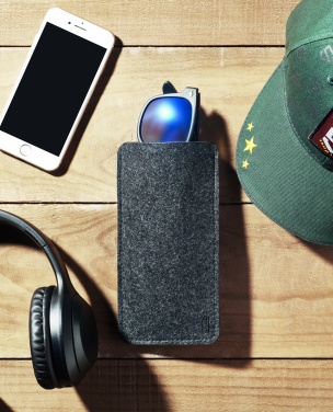 Logotrade corporate gift image of: RPET felt glasses case