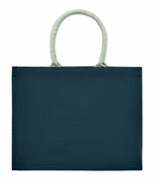 Logo trade promotional products image of: Jute bag with cotton handle