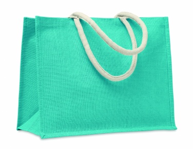 Logotrade promotional giveaway image of: Jute bag with cotton handle