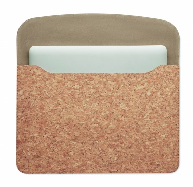Logotrade promotional gift picture of: Cork laptop bag magnetic flap