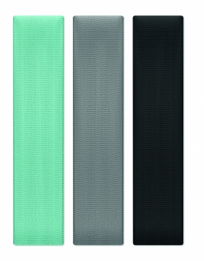 Logo trade corporate gift photo of: Set of 3 fitness bands in pouch