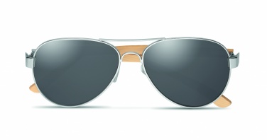 Logo trade corporate gift photo of: Bamboo sunglasses in pouch TARTU
