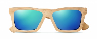 Logotrade promotional giveaway image of: Sunglasses and case in bamboo KEILA