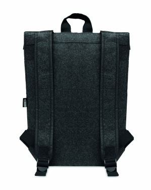 Logo trade promotional items image of: RPET felt backpack