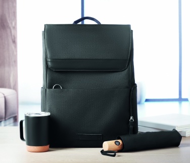 Logo trade corporate gifts image of: 600D RPET laptop backpack