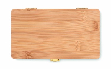 Logotrade corporate gift picture of: 21 pcs tool set in bamboo case