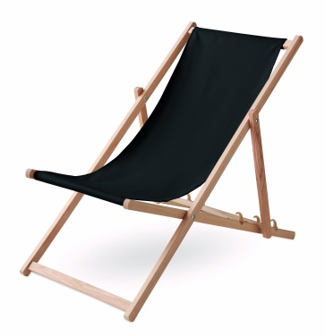 Logo trade promotional product photo of: Beach chair in wood