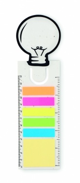 Logotrade promotional gift picture of: Seed paper bookmark w/memo pad