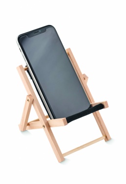 Logo trade promotional product photo of: Deckchair-shaped phone stand
