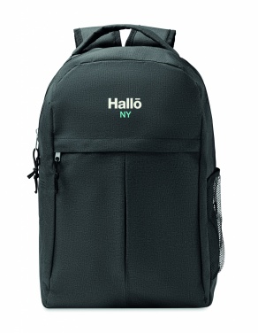 Logo trade corporate gift photo of: 600D RPET 2 tone backpack