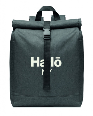 Logo trade advertising product photo of: 600D RPET 2 tone backpack