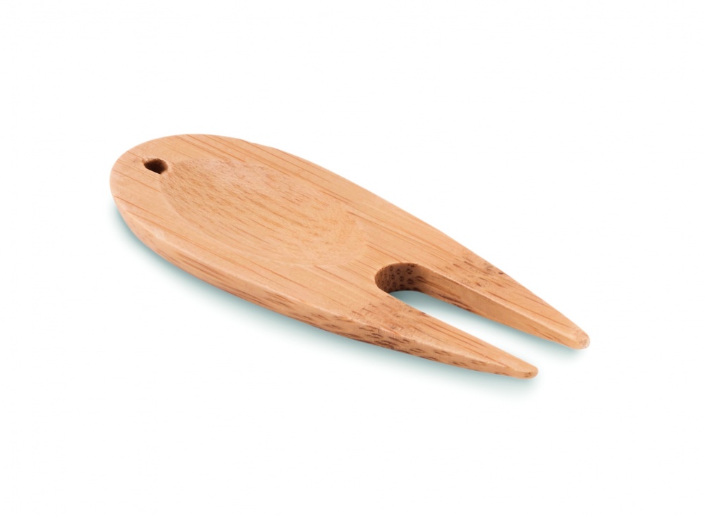 Logo trade promotional merchandise picture of: Bamboo golf divot tool